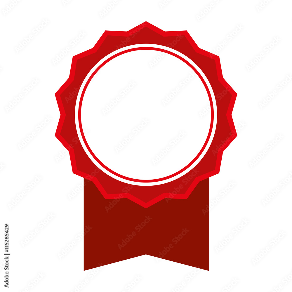 label concept represented by red seal stamp icon. isolated and flat illustration label concept represented by red seal stamp icon. isolated and flat illustration