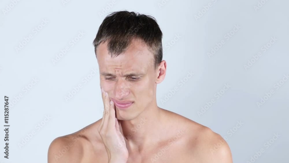 Man having toothache Man having toothache