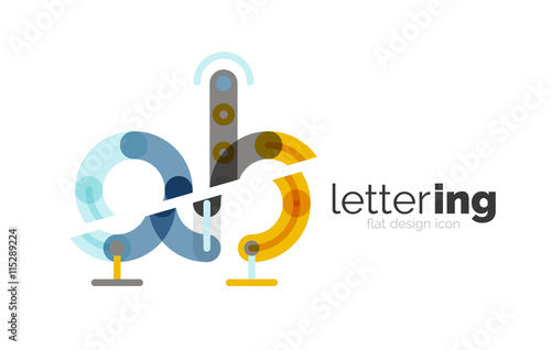 Wallpaper Mural Letter logo business icon Torontodigital.ca