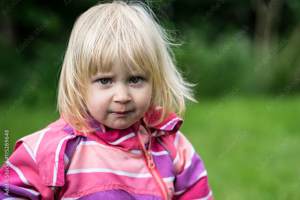 Sad or bewildered girl Sad or bewildered girl