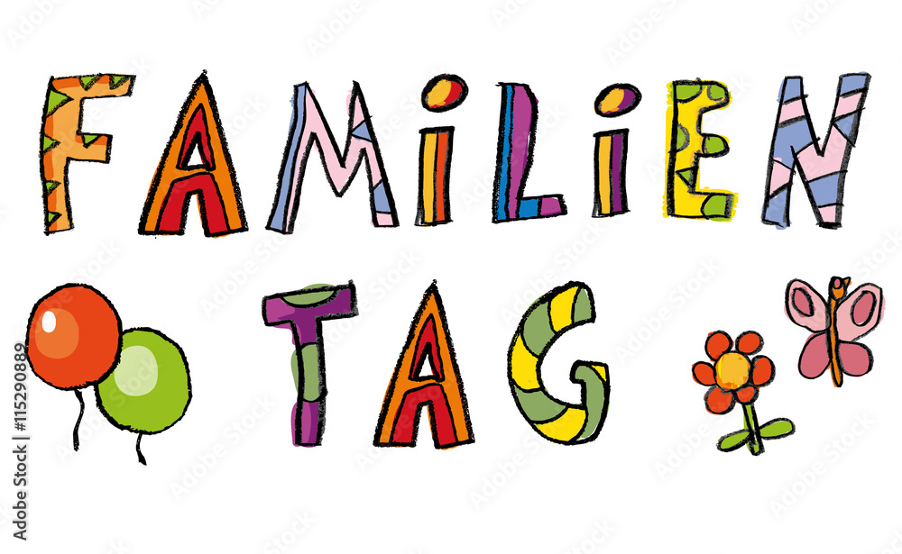 Kinderschrift Familientag Adobe Stock