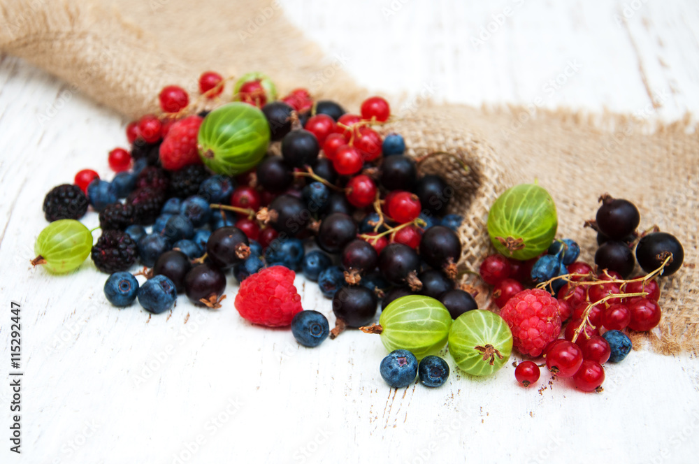 Fresh summer berries Fresh summer berries