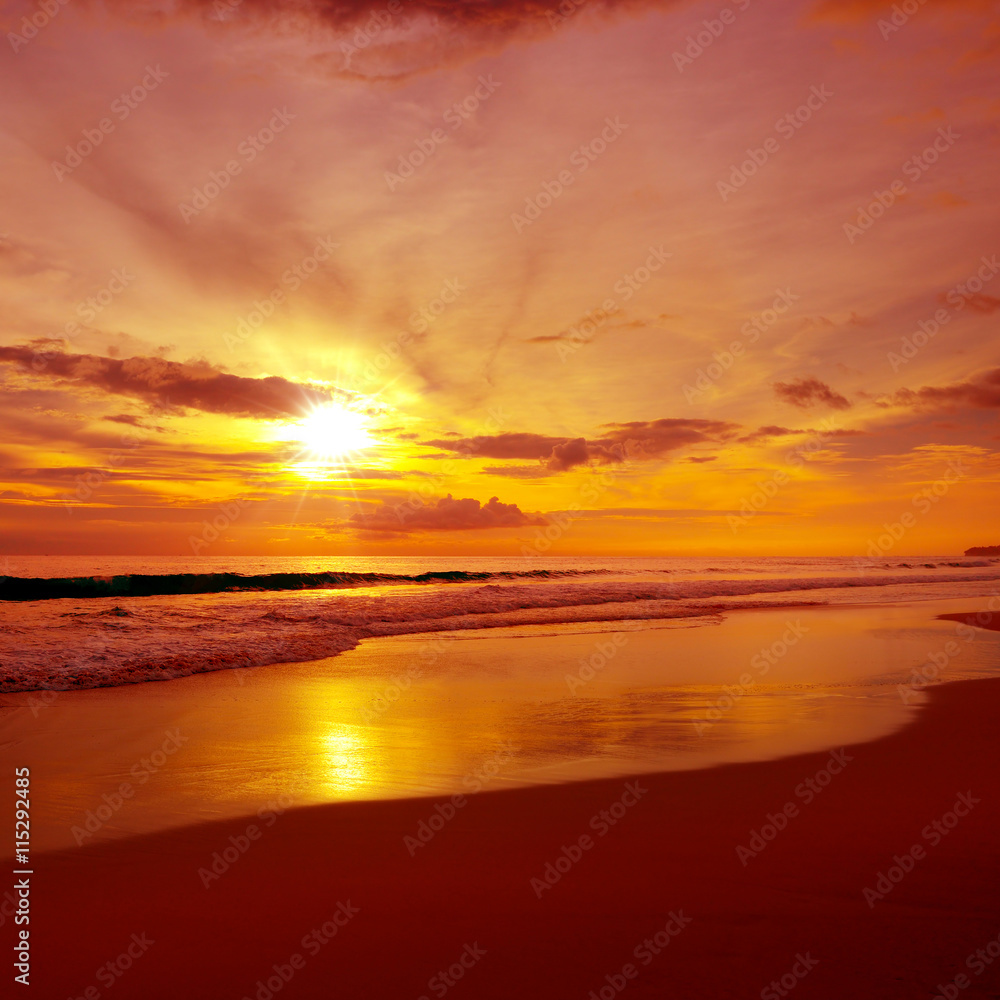 Fototapeta premium beautiful sunrise
