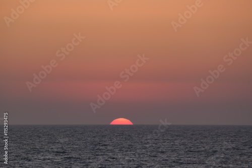 Sunset over the sea © virin