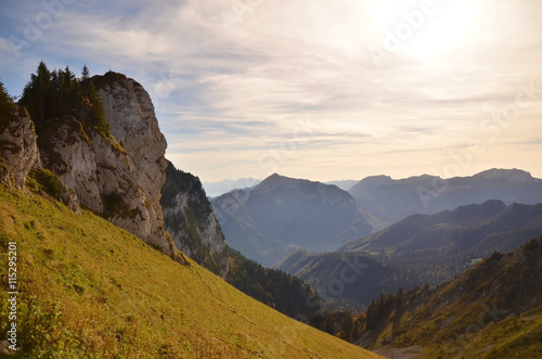 Le soir dans la Chartreuse (Isère)