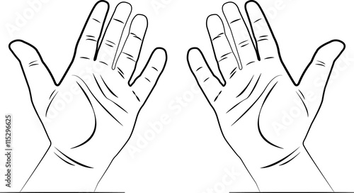 Man hands/ Hands of God