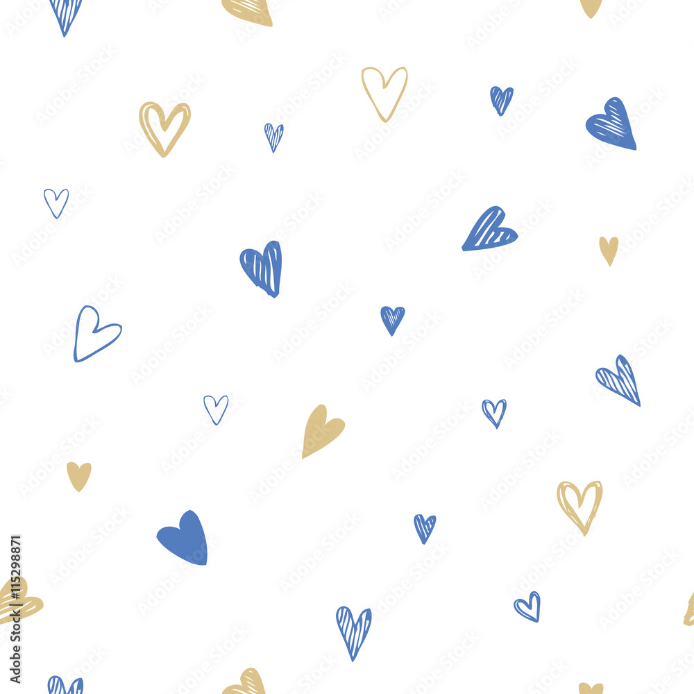 Hearts - seamless pattern Hearts - seamless pattern
