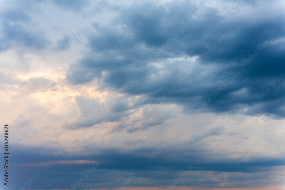 storm clouds