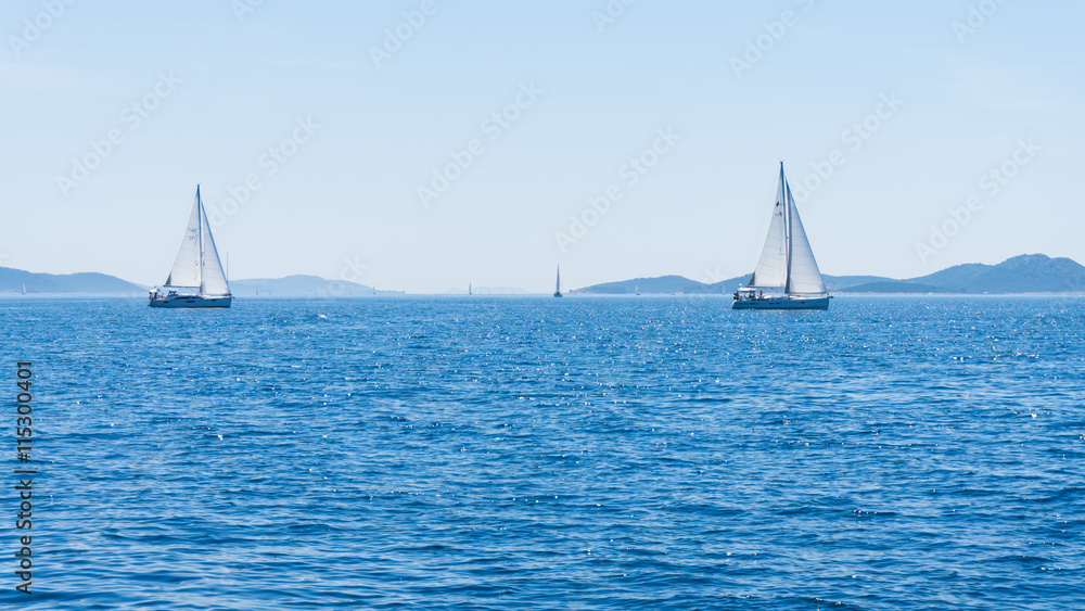 Fototapeta premium The Adriatic sea view. beautiful image