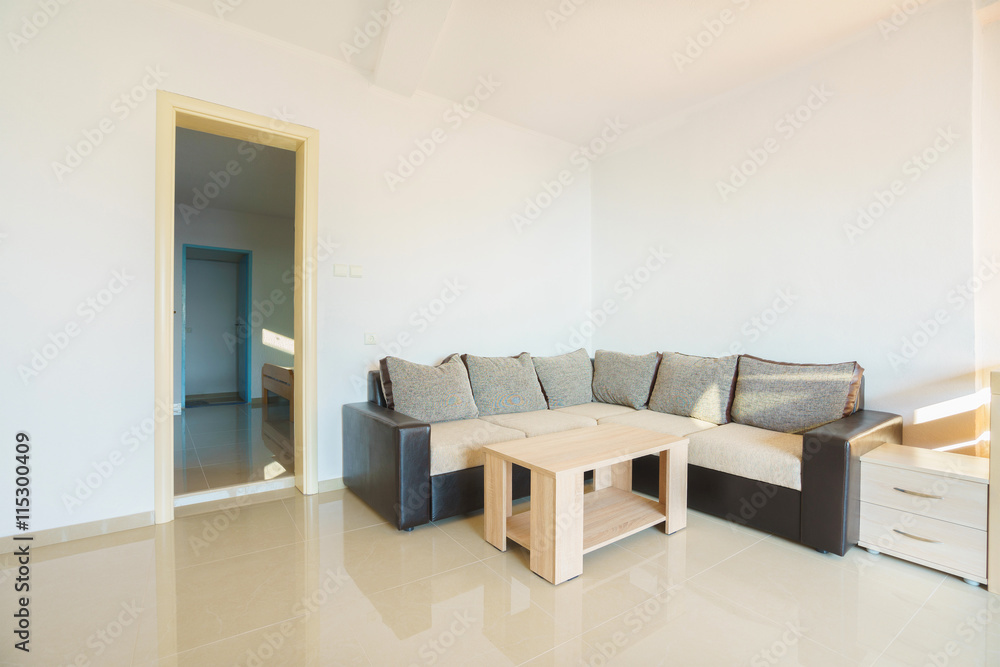 Interior of a living room in a guest house Interior of a living room in a guest house