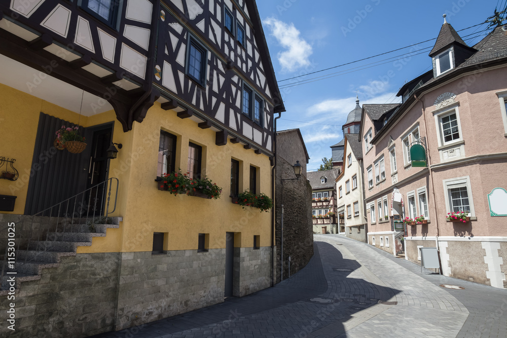 Fototapeta premium historic city runkel hessen germany
