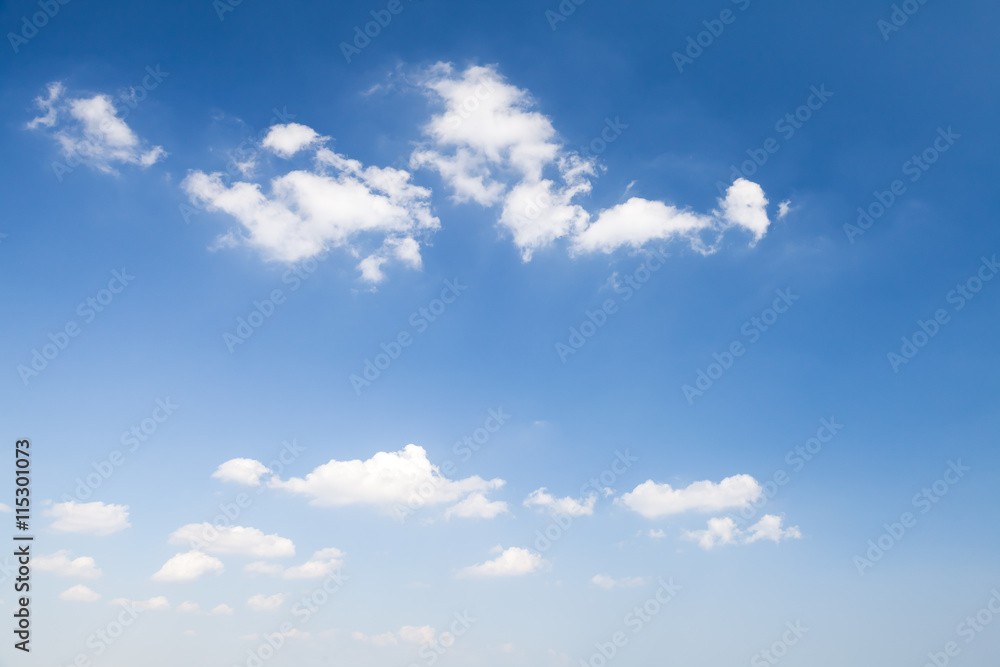 Cumulus clouds in blue sky, natural photo Cumulus clouds in blue sky, natural photo