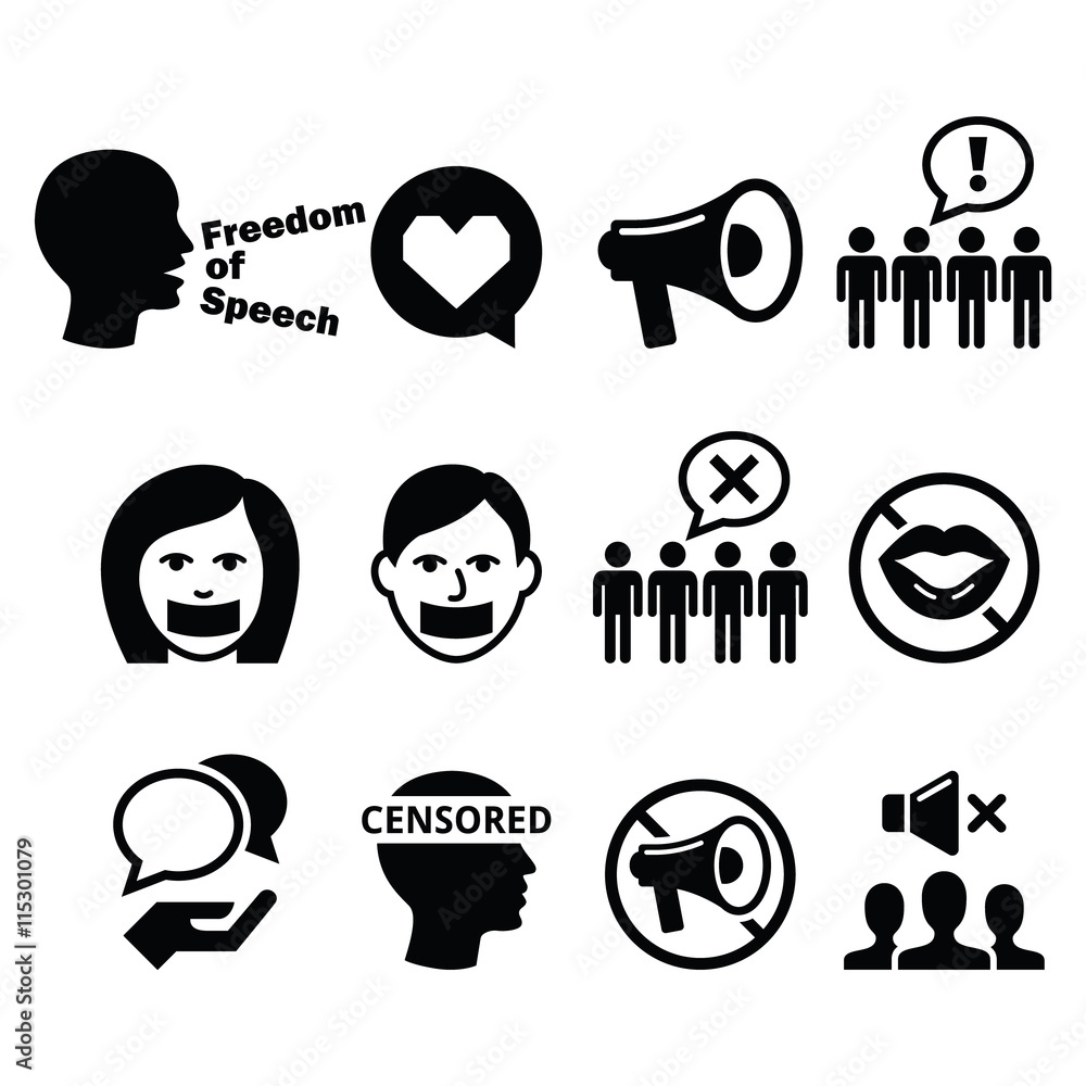 Freedom of speech, human rights, freedom of expression, censorship