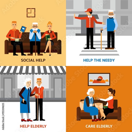 Volunteers People 2x2 Design Concept 