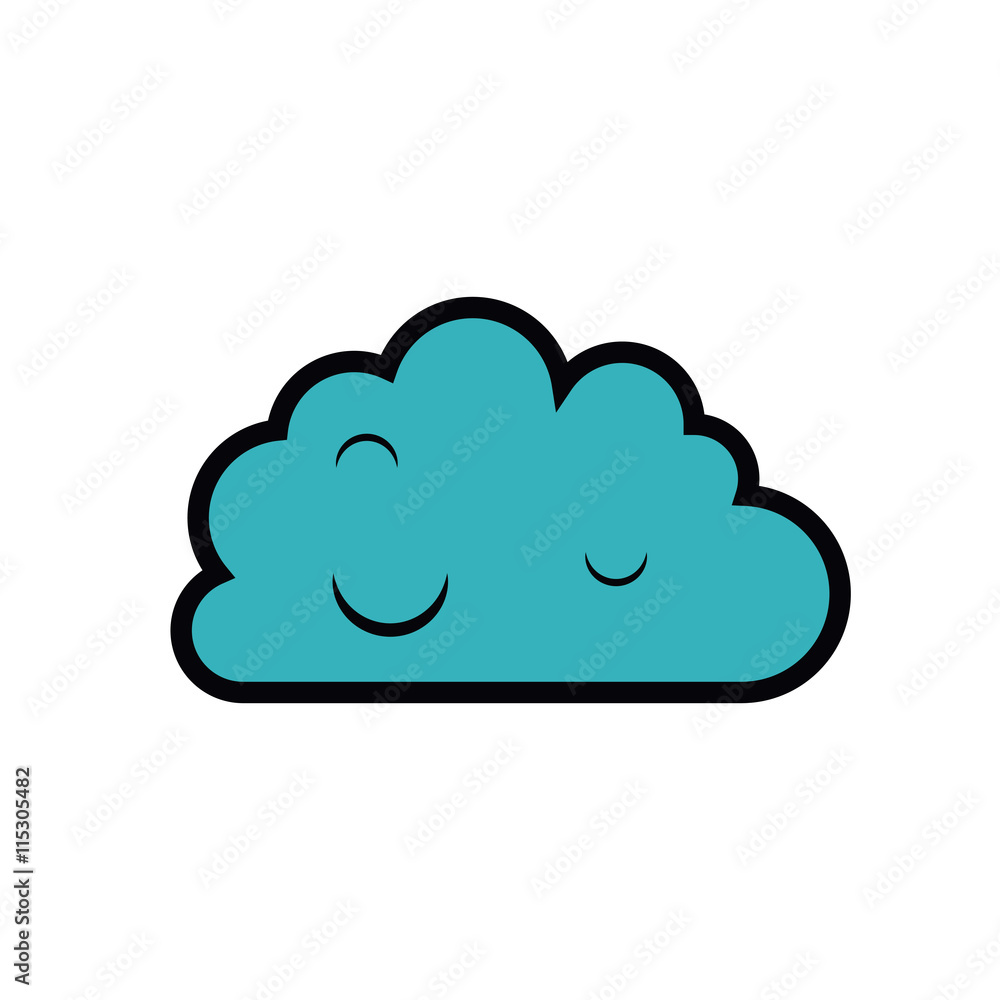 cloud computing isolated icon design cloud computing isolated icon design