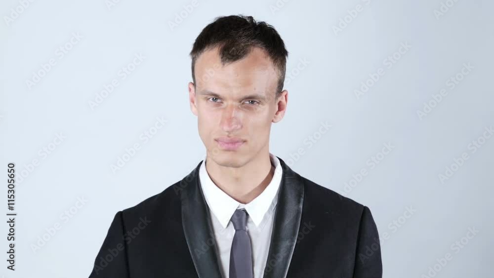 Portrait of smiling young man in the studio Portrait of smiling young man in the studio