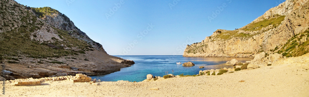 Cala Figuera panorama, Majorca, Spain Cala Figuera panorama, Majorca, Spain