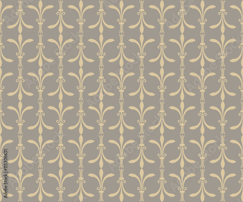 Abstract Flower Pattern background. Vector ornament pattern