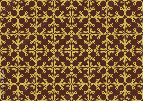 Abstract Ornament Pattern background. Vector ornament pattern