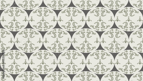 Abstract Floral ornament pattern background. Abstract modern pattern ornament