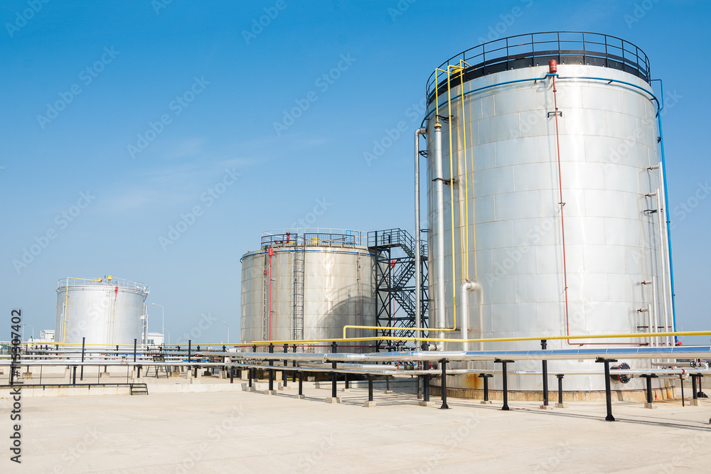Gas tank in oil Processing Plant Gas tank in oil Processing Plant