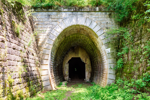 Portal on old tunnel photo