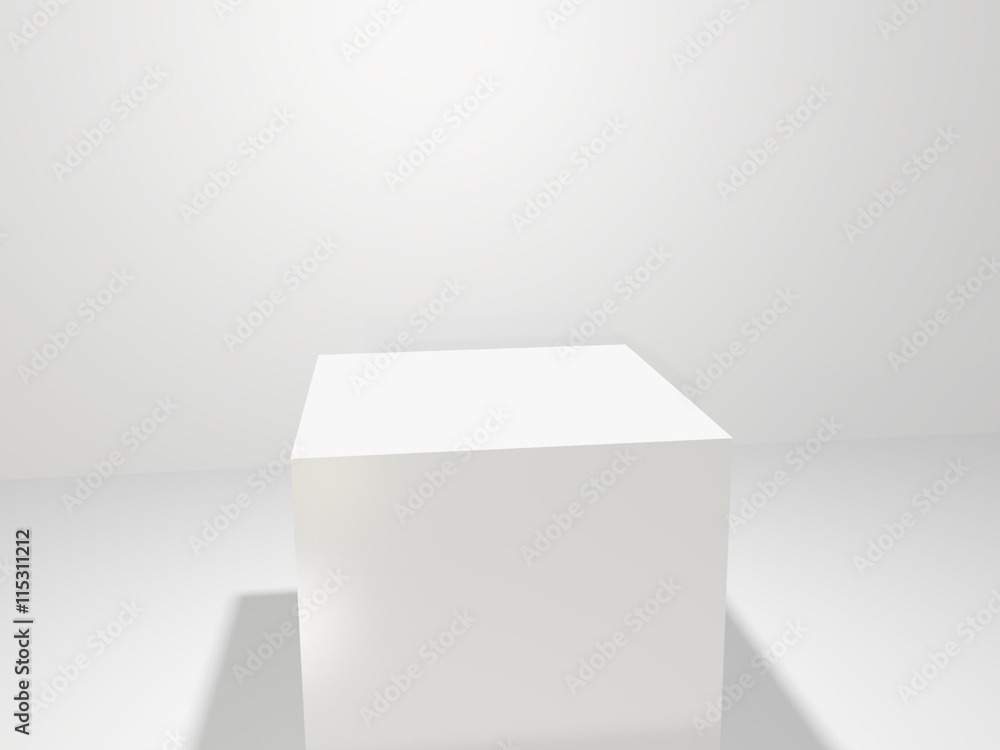 White Platform Background White Platform Background