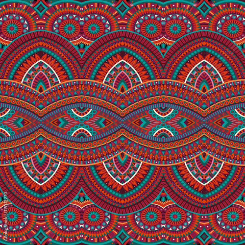 Fototapeta tribal ethnic background seamless pattern