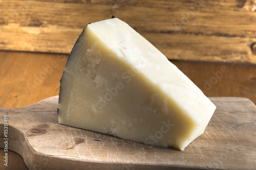 pecorino romano cheese made from sheep's milk, Italian typical product photo