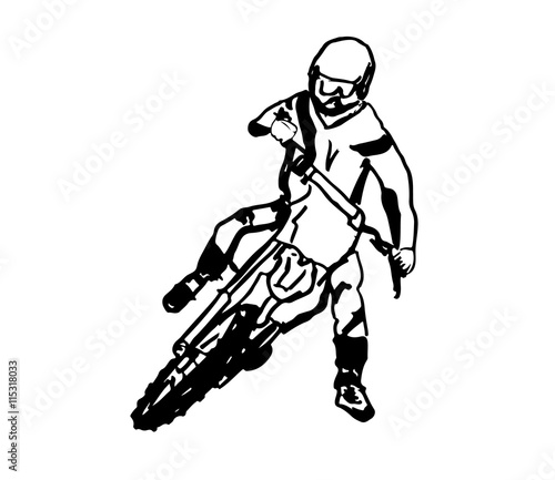 motocross vector design