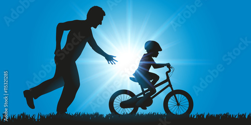 Enfant - vélo - Apprentissage