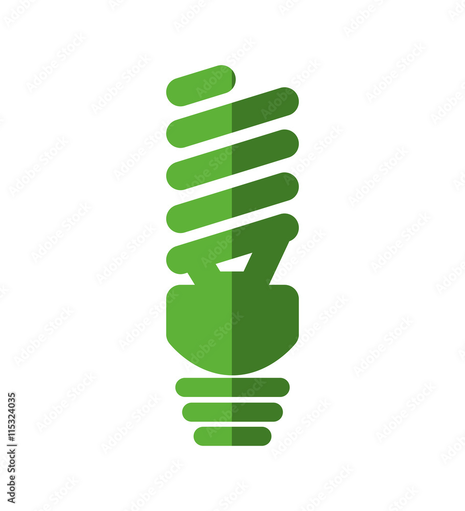 Energy concept represented by light bulb icon. Isolated and flat illustration Energy concept represented by light bulb icon. Isolated and flat illustration