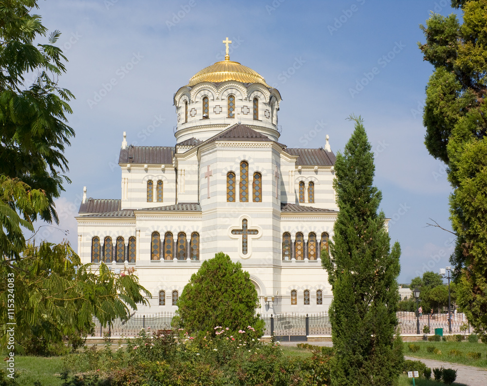 Vladimir Cathedral in the Chersonesos Taurica. Sevastopol, Crimea