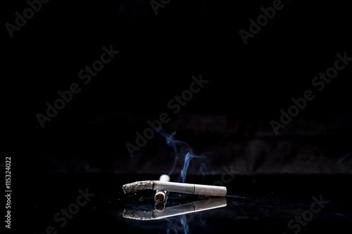 cigarette and smake photo