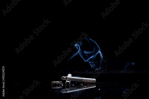 cigarette and smake photo