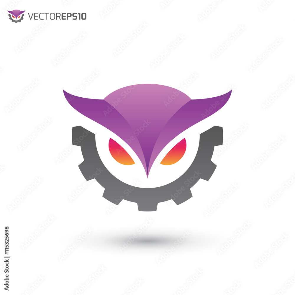 Obraz premium Owl Work Logo