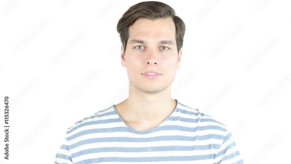 man welcomes people - man invites people with hands man welcomes people - man invites people with hands