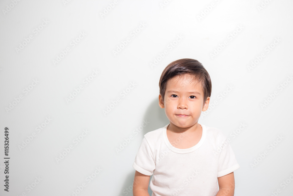 cute 3 years old Asian boy smile isolated on white background cute 3 years old Asian boy smile isolated on white background