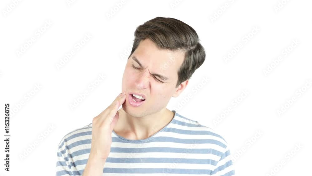 people, medicine, stomatology and health care concept - patient with toothache people, medicine, stomatology and health care concept - patient with toothache