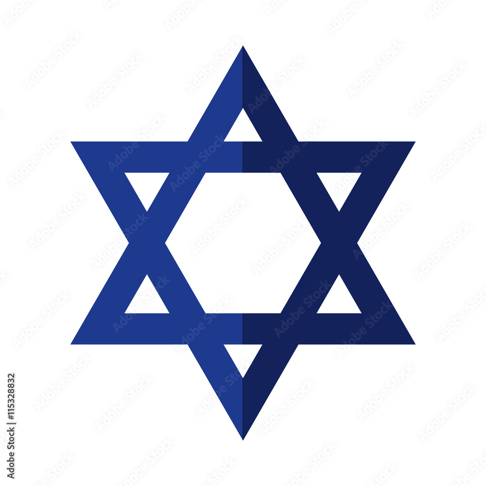 Israel culture concept represented by star icon. Isolated and flat illustration Israel culture concept represented by star icon. Isolated and flat illustration