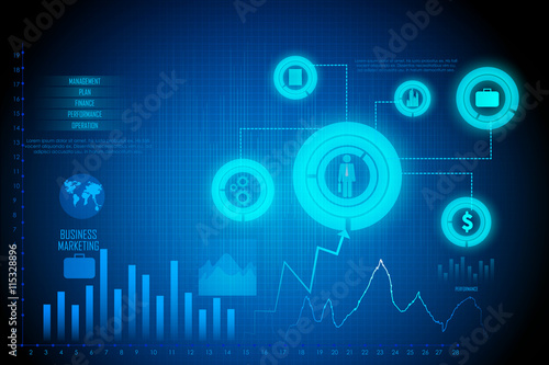 Business Financial Graph Chart Diagram