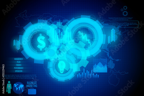 Business Financial Graph Chart Diagram