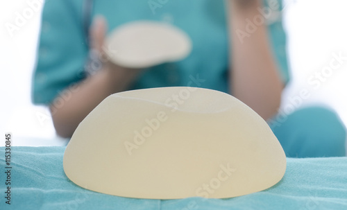 Obraz na płótnie Silicone breast implant