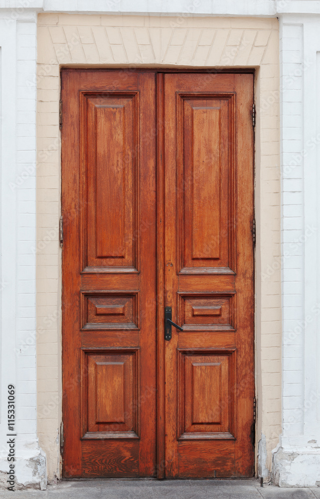 Handmade Wooden Double Door