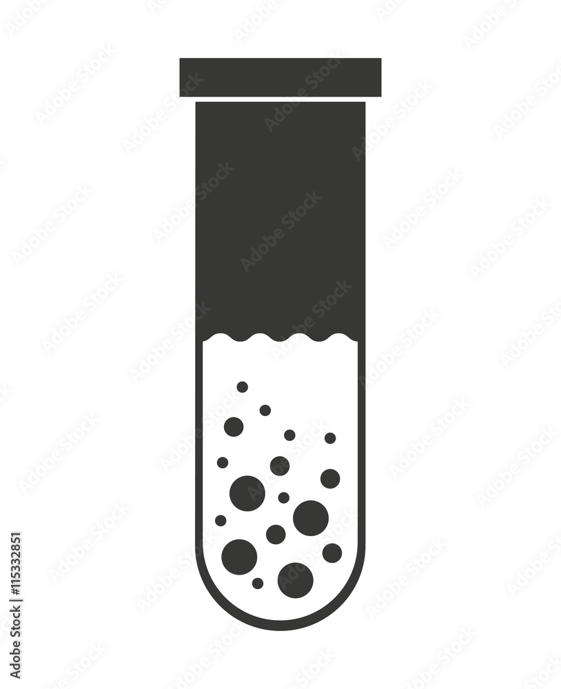 tube test isolated icon design tube test isolated icon design