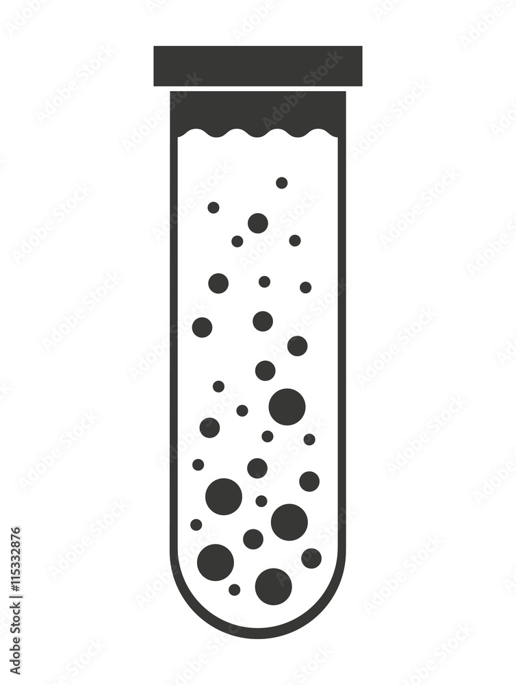 tube test isolated icon design tube test isolated icon design