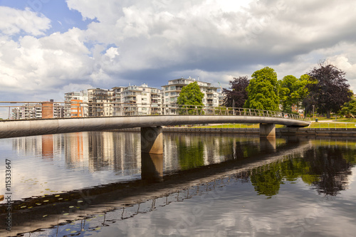 Halmstad river foot bridge © feferoni