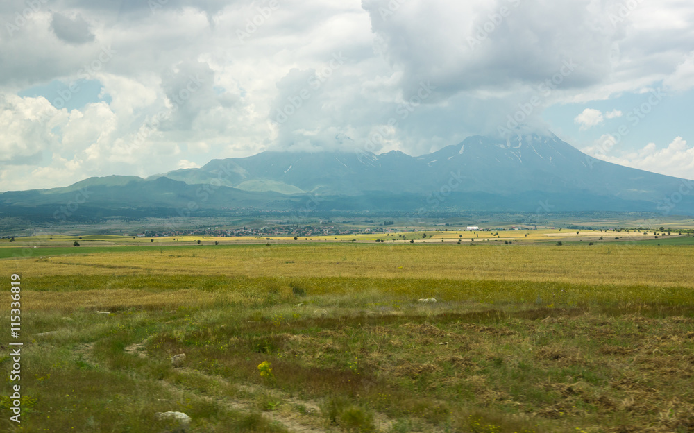 Fototapeta premium Rural landscape in Cappadocia, Turkey