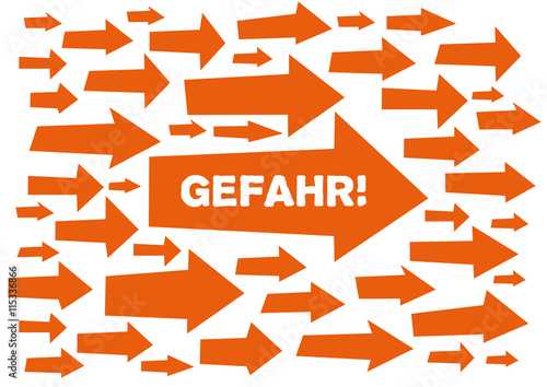 Chart Pfeile Gefahr