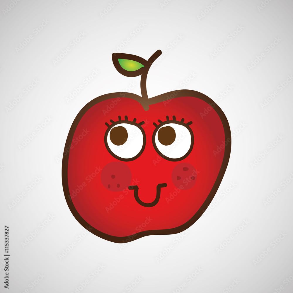 fruit nature healthy cartoon food fruit nature healthy cartoon food